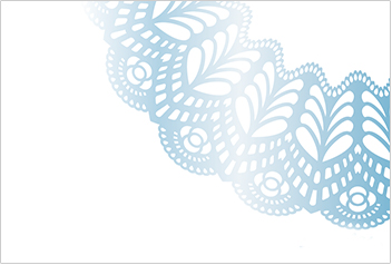 フリーメッセージカードブルー